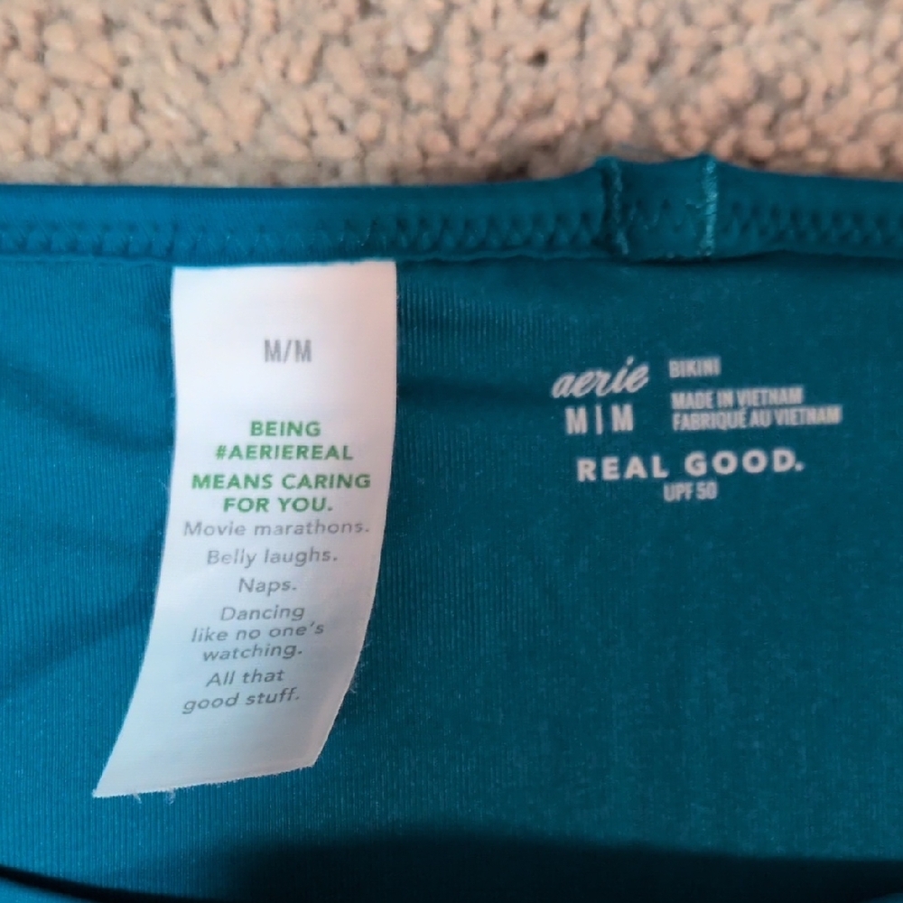 Aerie Blue Ribbed Bikini Set - Picture 4 of 5